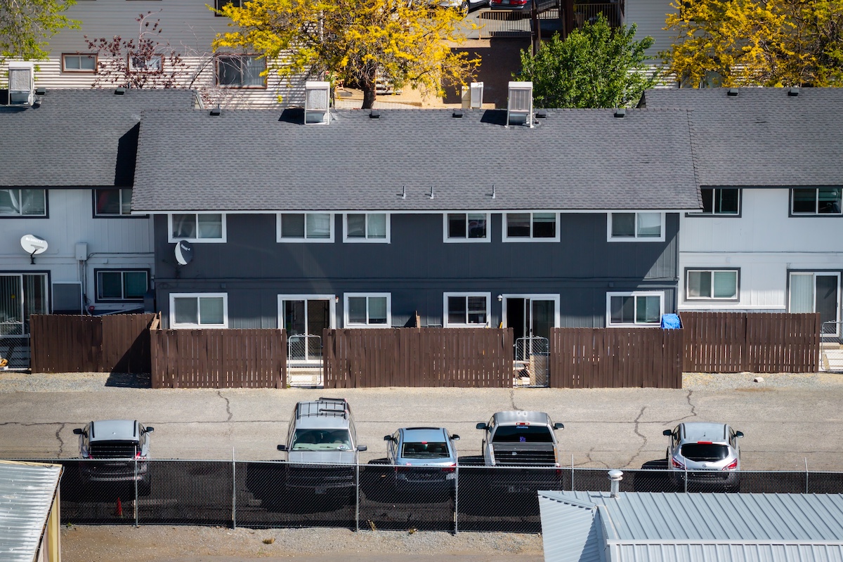Professional multi-family real estate photography, buildings and surrounding landscape